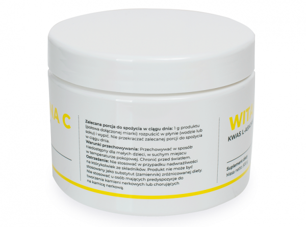 Visanto Witamina C 100% kwas l-askorbinowy suplement diety 500g