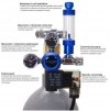 Zestaw CO2 Aquario BLUE Exclusive z butlą 2l