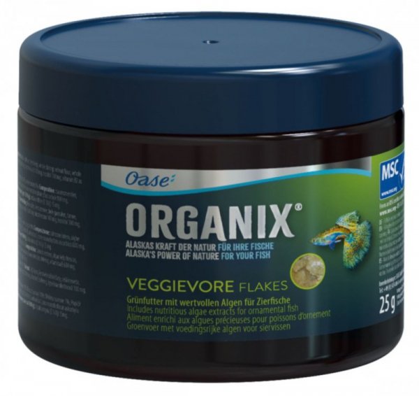 Oase Organix Veggievorte Flakes 150ml - pokarm płatki dla ryb