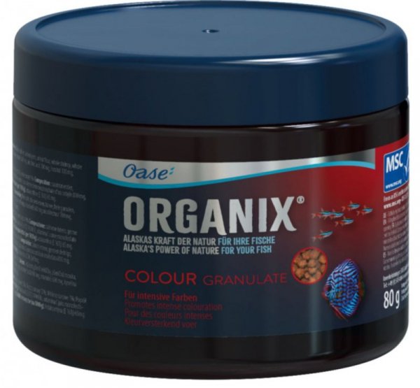 Oase Organix Colour Granulate 150ml - pokarm granulki dla ryb wybarwiający