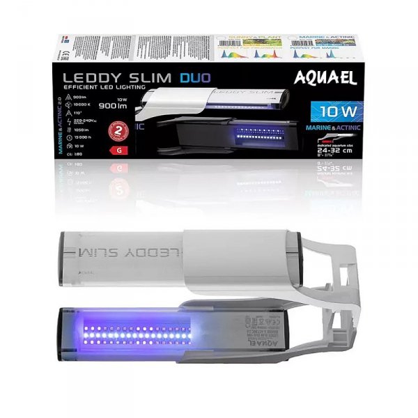 Aquael LEDDY SLIM DUO 10W MARINE&ACTINIC biały - oświetlenie LED