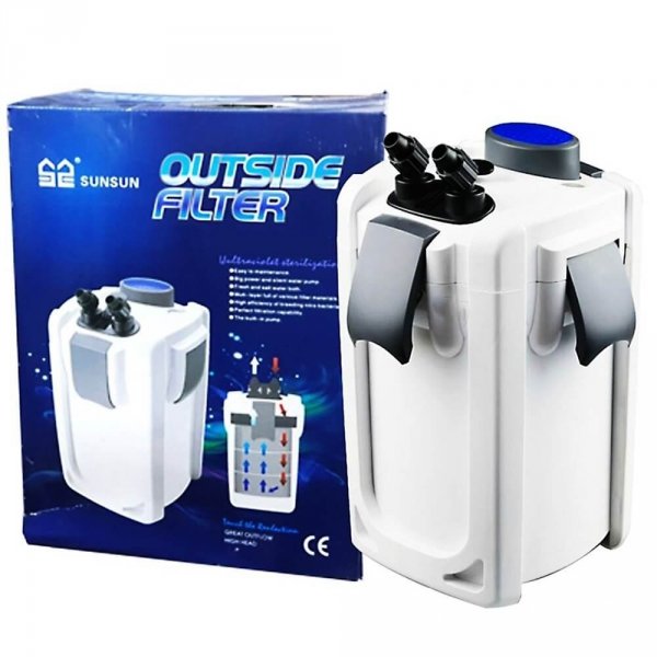 SunSun Health Water UV-C 4 - filtr kubełkowy 2000l/h z lampą UV