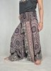 Szarawary damskie z Tajlandii – 100% rayon – Mandale & Kwiatowy Ornament