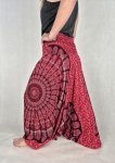 Szarawary Damskie „Peacock Bloom” – 100% Rayon z Tajlandii