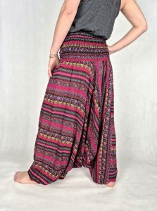 S29 - Szarawary Damskie „Sultanki” – 100% Rayon z Tajlandii
