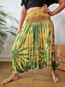 Szarawary alladynki tie dye