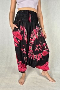 Szarawary alladynki tie dye