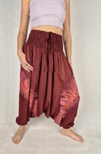 Szarawary alladynki tie dye