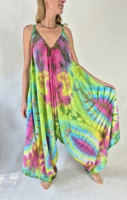 K9 - Kombinezon Tie Dye z tkaniny bambusowej