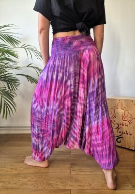 Szarawary alladynki tie dye