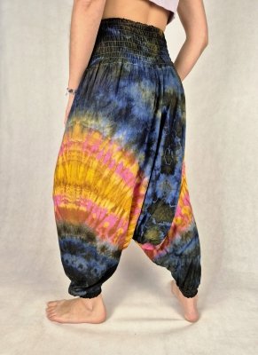 Szarawary alladynki tie dye