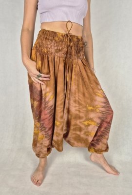 Szarawary alladynki tie dye