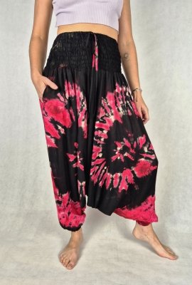 Szarawary alladynki tie dye