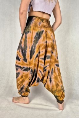 Szarawary alladynki tie dye