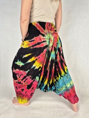 Szarawary alladynki tie dye