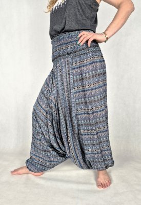 S29 - Szarawary Damskie „Sultanki” – 100% Rayon z Tajlandii