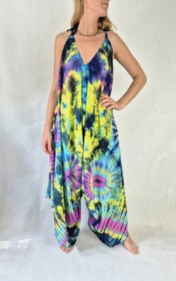 K9 - Kombinezon Tie Dye z tkaniny bambusowej