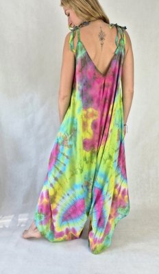 K9 - Kombinezon Tie Dye z tkaniny bambusowej
