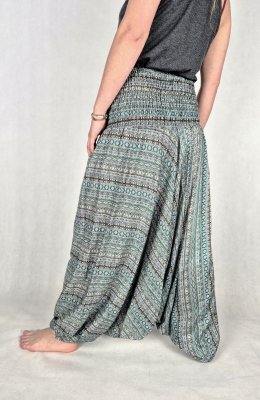 S29 - Szarawary Damskie „Sultanki” – 100% Rayon z Tajlandii
