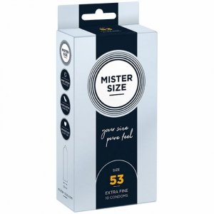 Prezerwatywy - Mister Size 53 mm (10 szt)