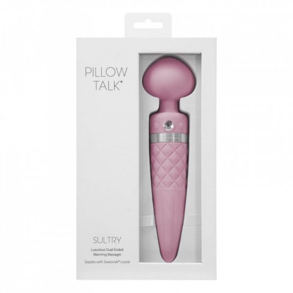 Masażer - Pillow Talk Sultry Wand Massager Pink
