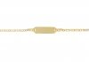 Złota bransoleta pod grawer 15cm BR.00640 pr.585