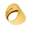 Złoty szeroki pierścionek DALLACQUA PR.01033 PR.585