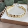 Złota Bransoletka damska -  Elegancja i Styl | Kod: BR.01420 PR.585