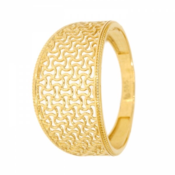 Złoty ażurowy pierścionek PR.01099 pr.585