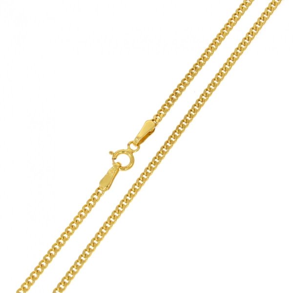 Złoty łańcuszek pancerka 45cm LA.00827 pr.585