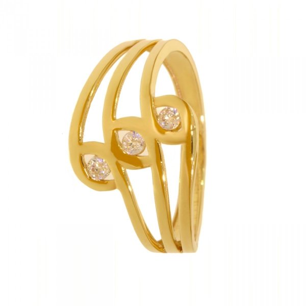  Złoty pierścionek z cyrkoniami PR.00685 pr.585