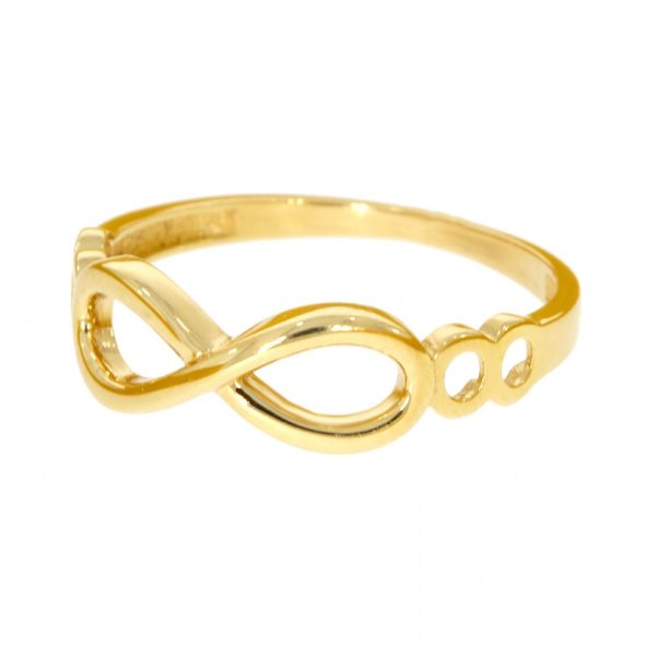 Złoty pierścionek nieskończoność PR.00986 pr.585