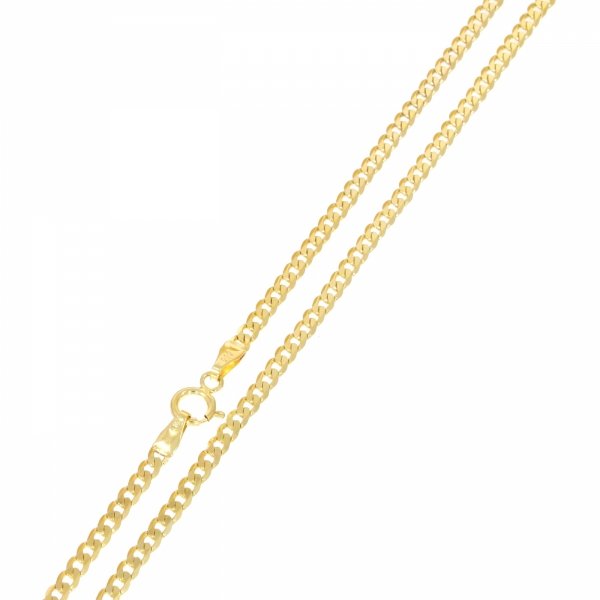  Złoty łańcuszek pancerka 50cm LA.01511 PR.585