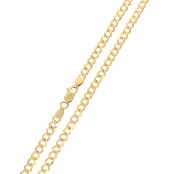  Złoty łańcuszek pancerka 55cm LA.01228 pr.585