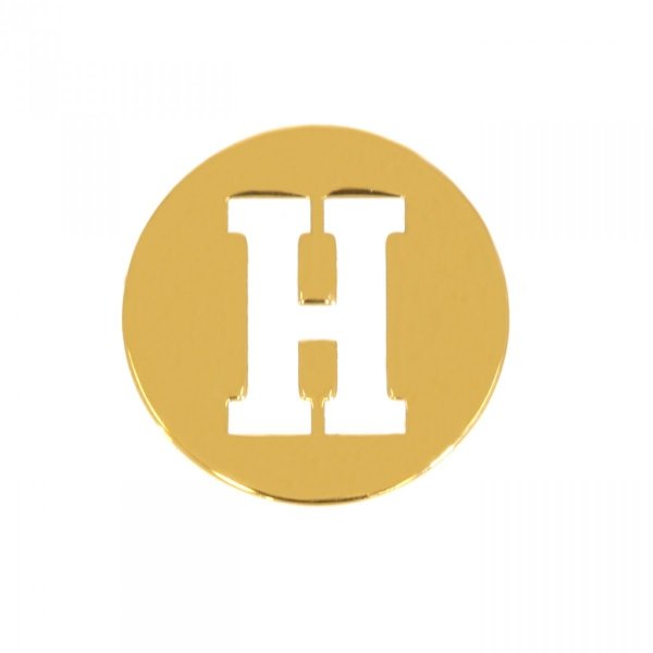 Złota zawieszka &quot;H&quot; ZA.00450 pr.585