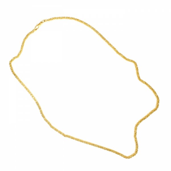 Złoty łańcuszek o splocie królewskim 55cm LA.01395 pr.585