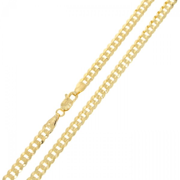 Złoty łańcuszek pancerka 55cm LA.01066 pr.585