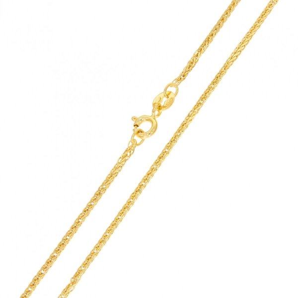 Złoty łańcuszek lisi ogon 45cm LA.00781 pr.585