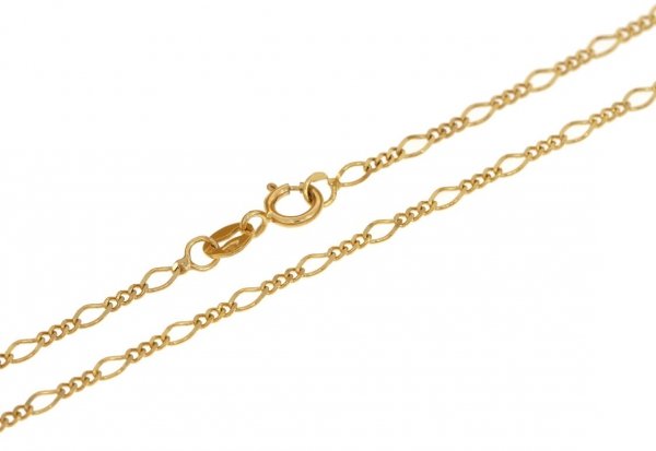 Złoty łańcuszek figaro 45cm LA.00261 pr.585
