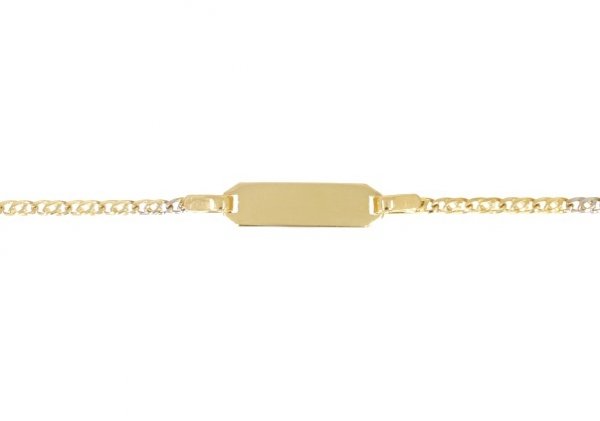 Złota bransoleta pod grawer 15cm BR.00640 pr.585