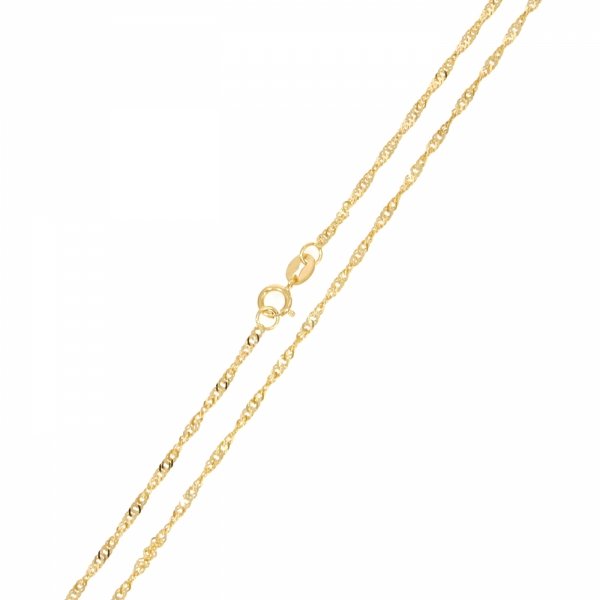  Złoty łańcuszek Singapur 45cm LA.00430 pr.585