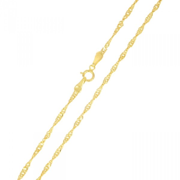  Złoty łańcuszek singapur 45cm LA.01122 pr.585