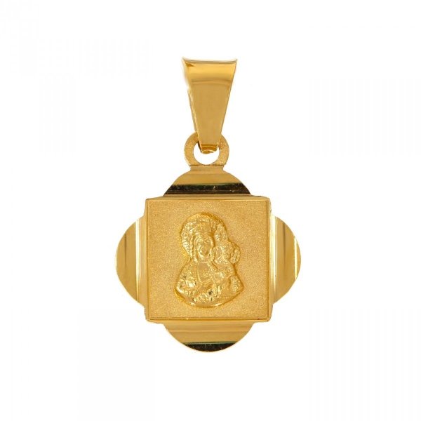 Złoty medalik z wizerunkiem Matki Boskiej Częstochowskiej ME.00154 pr.585