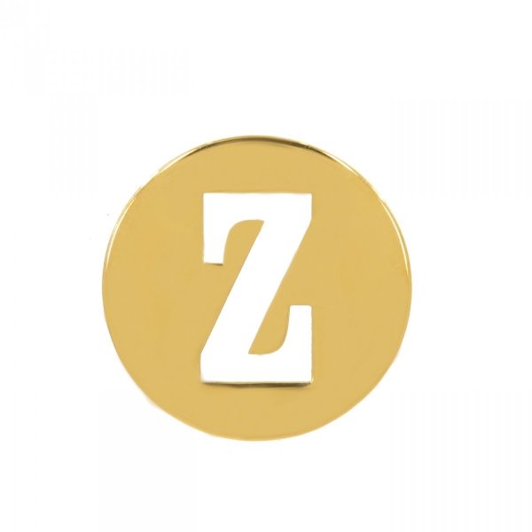 Złota zawieszka &quot;Z&quot; ZA.00448 pr.585