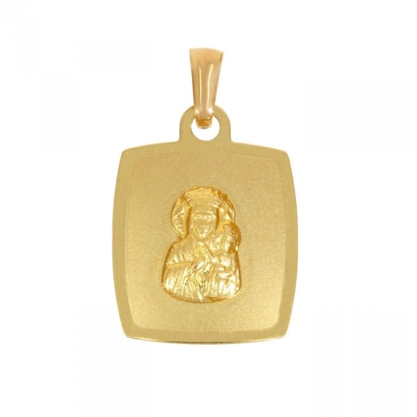  Złoty medalik z wizerunkiem Matki Boskiej Częstochowskiej ME.00119 pr.585