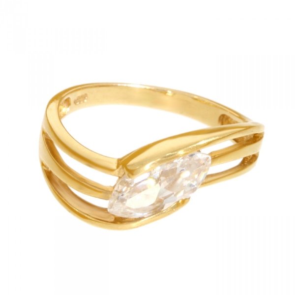 Złoty pierścionek z cyrkoniami PR.00445 pr.585