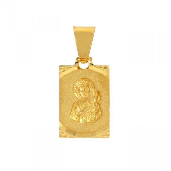 Złoty medalik z wizerunkiem Matki Boskiej Częstochowskiej ME.00144 pr.585