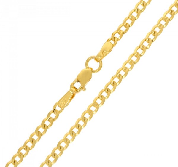 Złoty łańcuszek pancerka 50cm LA.00624 pr.585