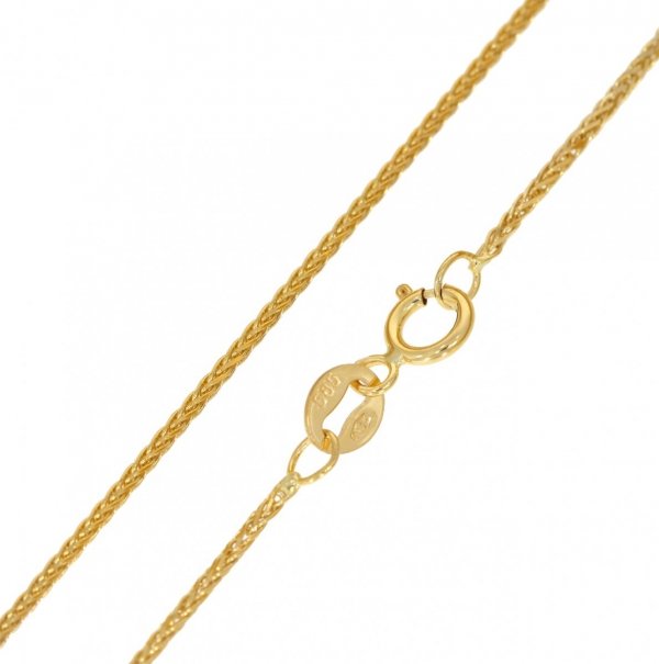 Złoty łańcuszek lisi ogon 50cm LA.00552 pr.585