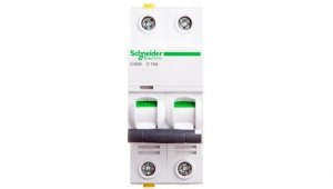 Wyłącznik nadprądowy 2P C 16A 6kA AC iC60N-C16-2 A9F04216
